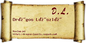Drágos László névjegykártya